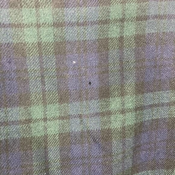 Talbots tartan plaid blazer jacket blue green academia preppy 100% wool size 4 - Picture 6 of 6